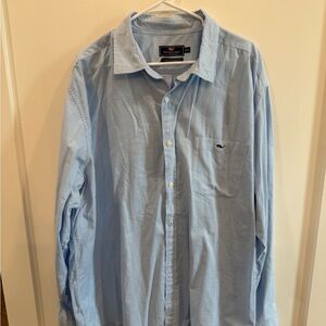 Vineyard Vines Light Blue Gingham Shirt